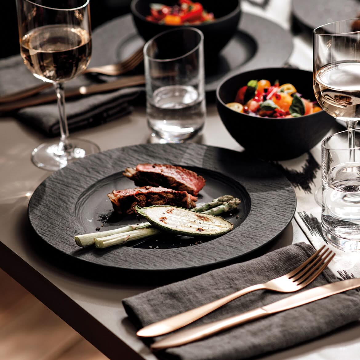 Villeroy & Boch Manufacture Rock Dinerbord 27 cm