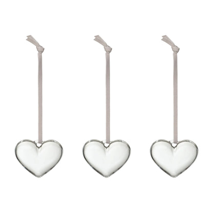 Iittala Oiva Toikka Glazen Hart Helder 3 Stuks