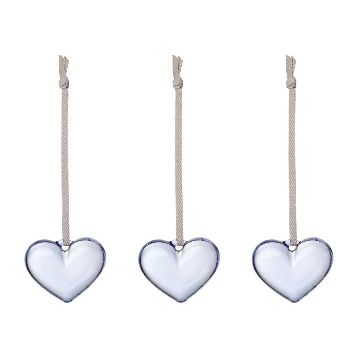 Iittala Oiva Toikka Glazen Hart Bright 3 Stuks