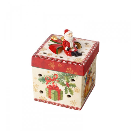 Villeroy & Boch Christmas Toy's Geschenkpakje Vierkant Santa's Cadeaus Small
