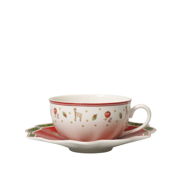 Villeroy & Boch Toy's Delight Koffie- Of Theekop Met Schotel Rood 30 cl