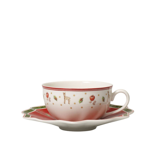 Villeroy & Boch Toy's Delight Koffie- Of Theekop Met Schotel Rood 30 cl