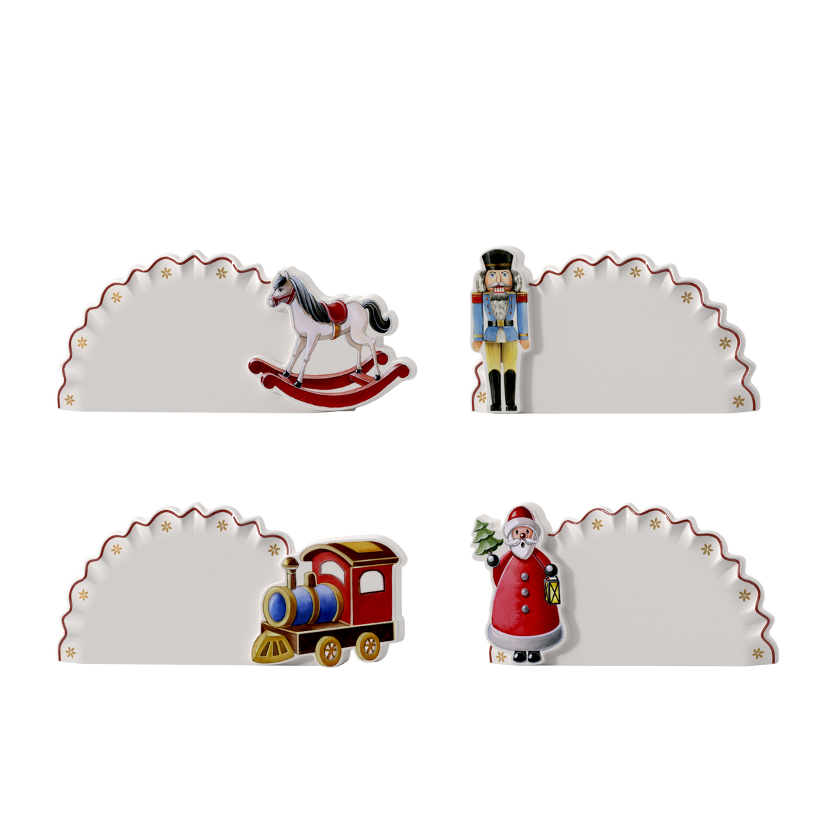 Villeroy & Boch Toy's Delight Naambordjes Set 4-Delig