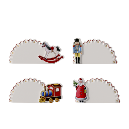 Villeroy & Boch Toy's Delight Naambordjes Set 4-Delig