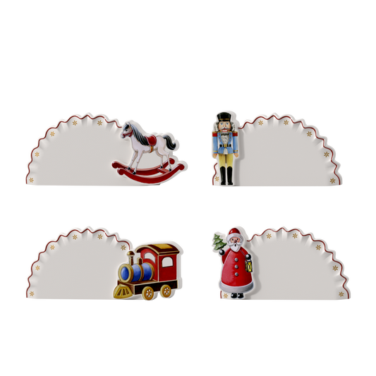 Villeroy & Boch Toy's Delight Naambordjes Set 4-Delig