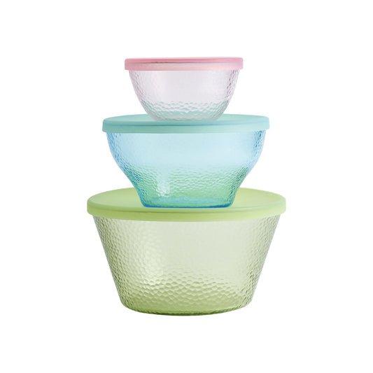 Alessi Fresco Opbergschalen Set met Deksels 3-Delig