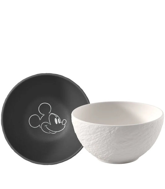 Villeroy & Boch Manufacture Rock Mickey Mouse Schaaltjes Set 2-Delig