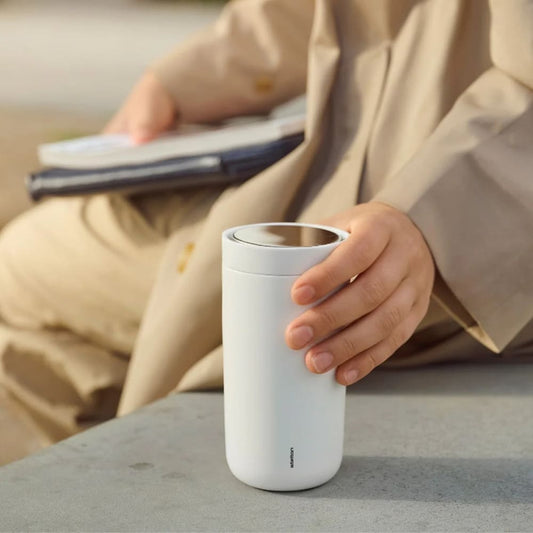 Stelton To Go CliCk Thermosbeker Soft Chalk 0,2 L