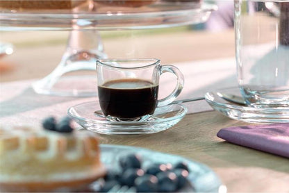 Leonardo Napoli Espresso Glas 80 ml 6 Stuks