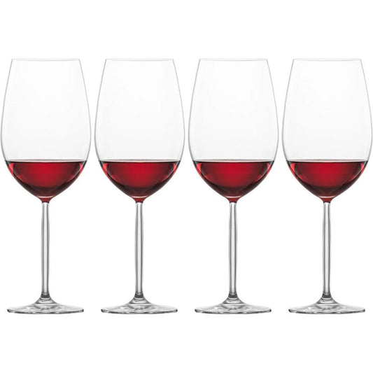 Schott Zwiesel Muse (Diva) Bordeaux Glas 77 Cl 4 Stuks – Wijnglas Van Schott-Zwiesel In Rvs-Glanzend Glas