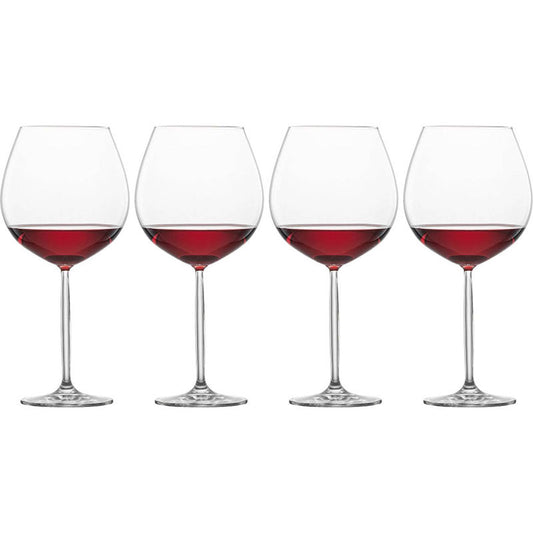 Schott Zwiesel Muse (Diva) Bourgogne Glas 84 Cl 4 Stuks – Wijnglas Van Schott-Zwiesel In Rvs-Glanzend Glas