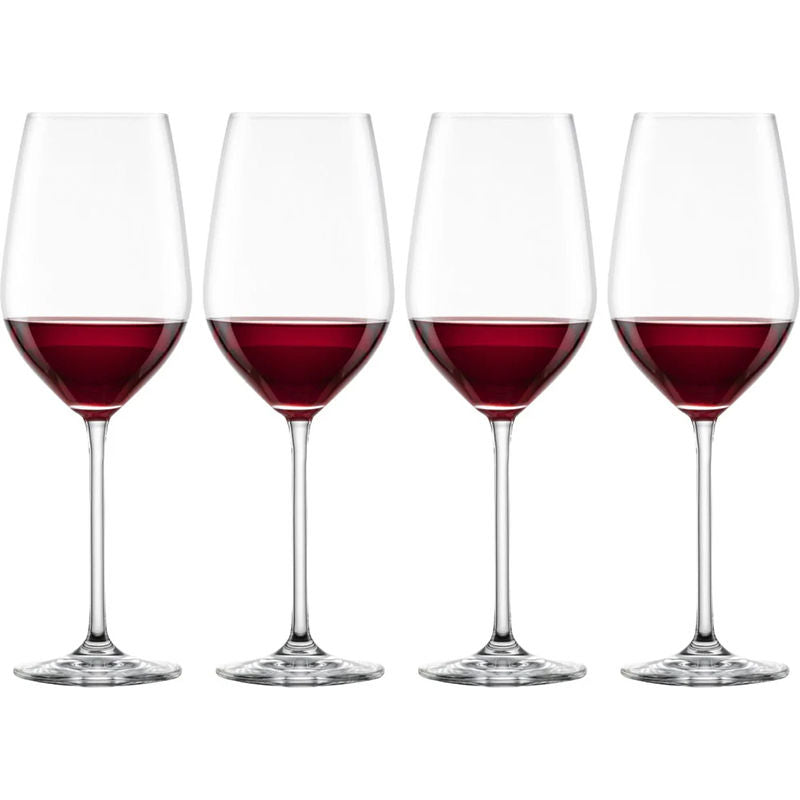Schott Zwiesel Fortissimo Bordeaux Glas 65 Cl 4 Stuks – Wijnglas Van Schott-Zwiesel In Rvs-Glanzend Kristal Glas