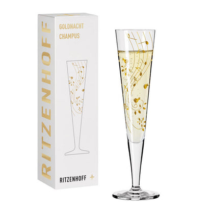 Ritzenhoff Goldnacht Champus Champagneglas 8202