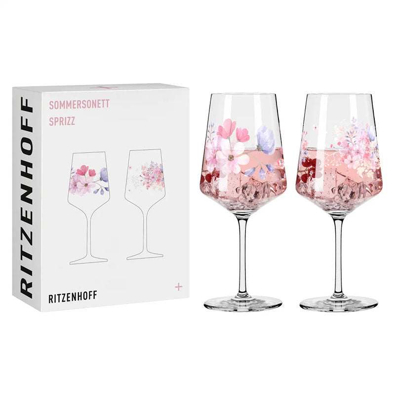 Ritzenhoff Sommersonett Sprizz Glas 17/18 2 Stuks – Cocktailglas Van Ritzenhoff In Rvs-Glanzend Kristalglas