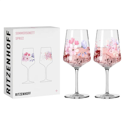 Ritzenhoff Sommersonett Sprizz Glas 17/18 2 Stuks – Cocktailglas Van Ritzenhoff In Rvs-Glanzend Kristalglas