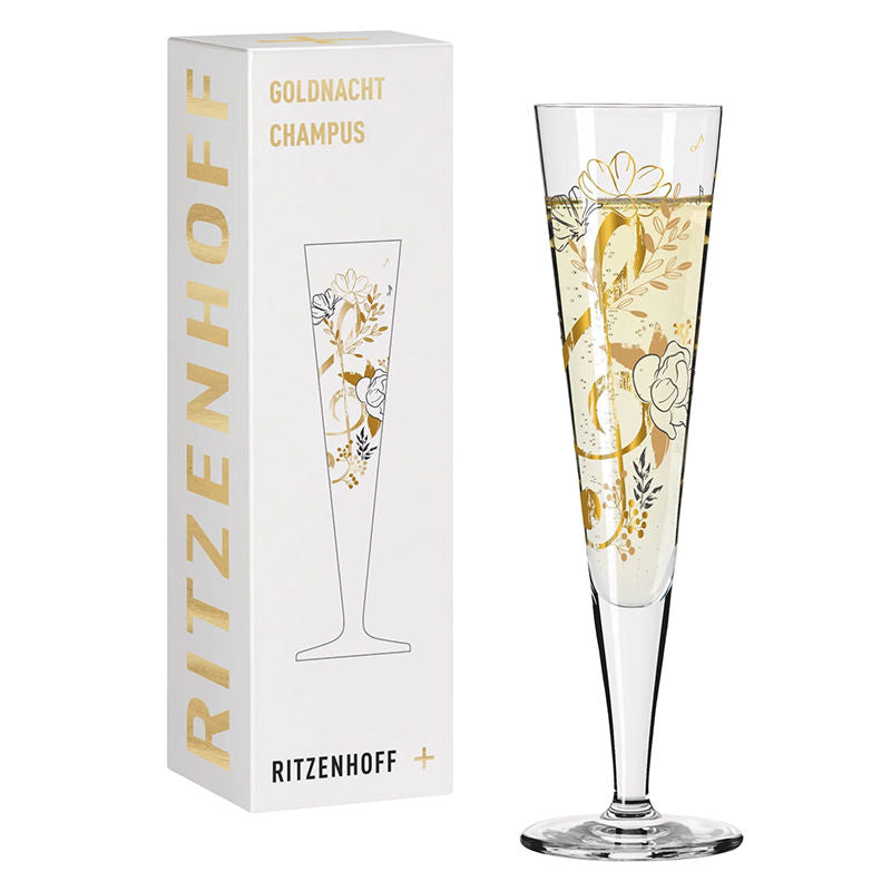 Ritzenhoff Goldnacht Champus Champagneglas 1045