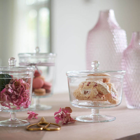 Leonardo Ravenna Voorraadpot Medium – Voorraadpot Van Leonardo In Rvs-Glanzend Glas