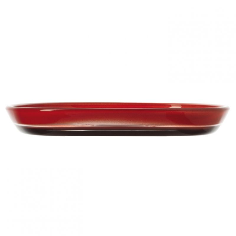 Leonardo Mio Gebaksbord Rood 17,5 Cm – Bord Van Leonardo In Roze Glas
