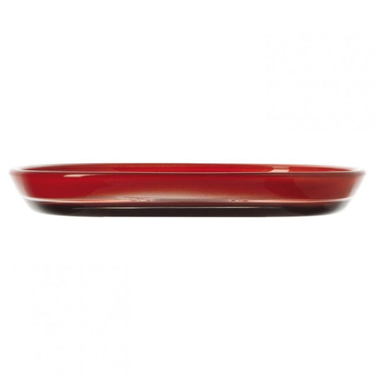 Leonardo Mio Gebaksbord Rood 17,5 Cm – Bord Van Leonardo In Roze Glas