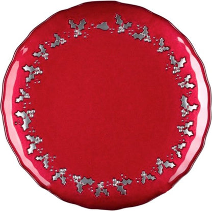 Leonardo Stella Bord Ilex Rood 21 cm