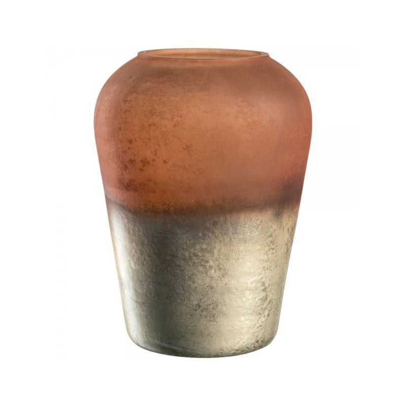 Leonardo Capanna Vaas Burgundy 27 Cm – Vaas Van Leonardo In Rood, Wit Aardewerk, Glas