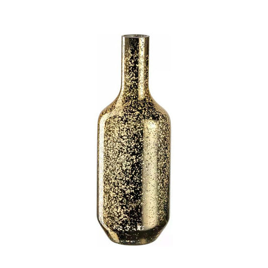 Leonardo Milano Vaas Gold Speckled Medium – Vaas Van Leonardo In Roze Glas