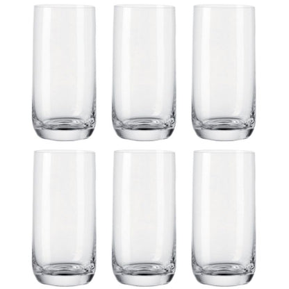 Leonardo Daily Longdrink Glas 31 Cl 6 Stuks – Drankglas Van Leonardo In Rood, Wit Glas