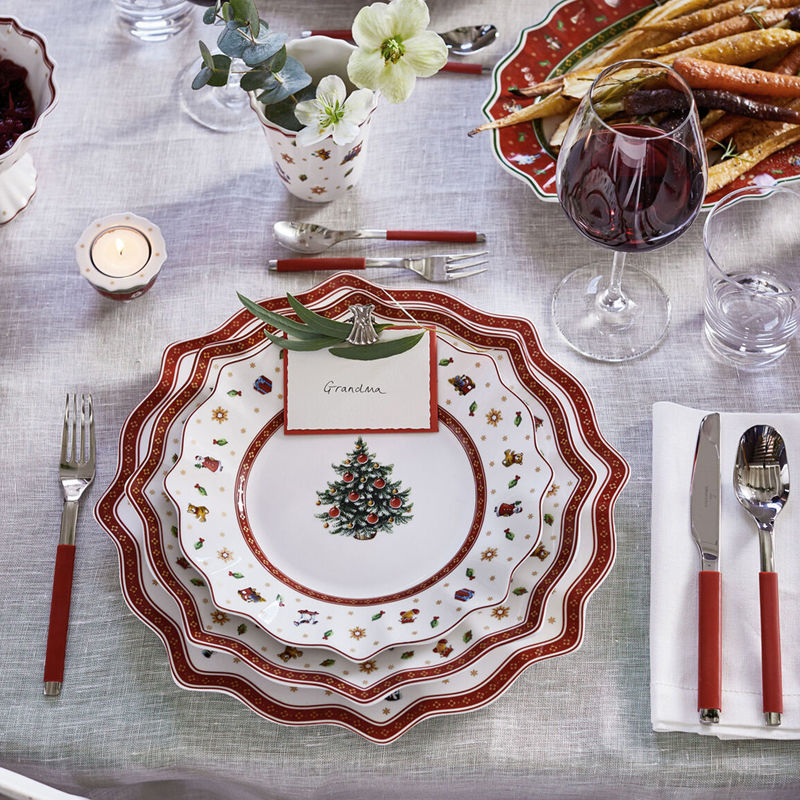 Villeroy & Boch Toy's Delight Schaal Rond Kerstboom 35 cm