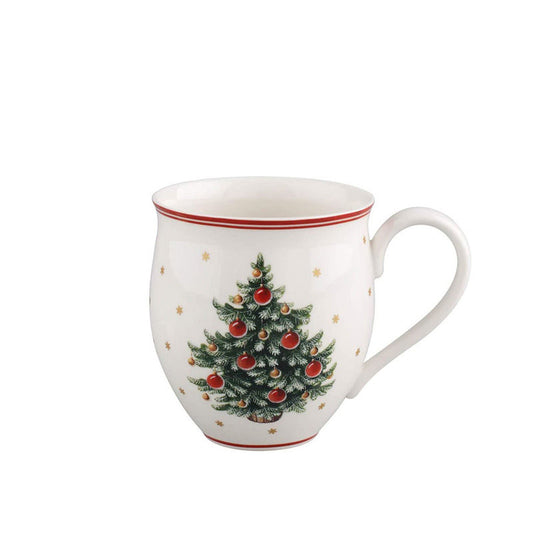 Villeroy & Boch Toy'S Delight Beker Kerstboom 44 Cl – Beker Van Villeroy-Boch In Zilver Premium Porselein