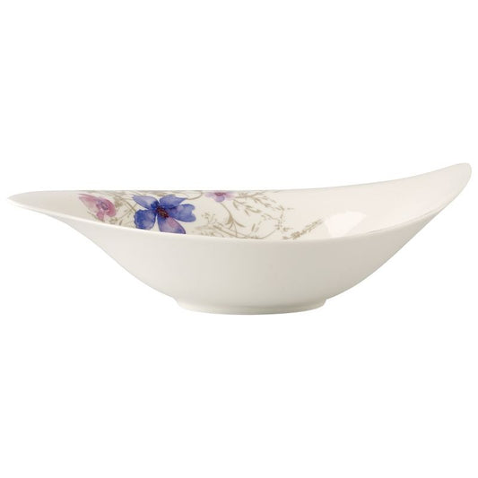 Villeroy & Boch Mariefleur Gris Basic Saladeschaal 36 X 24 Cm – Schaal Van Villeroy-Boch In Wit Premium Porselein