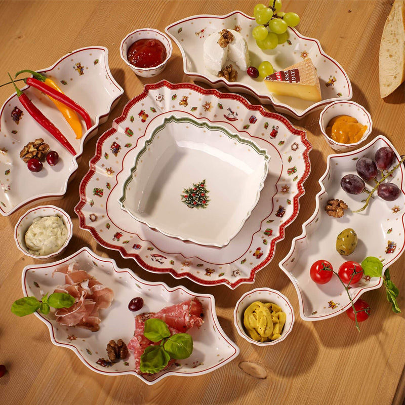 Villeroy & Boch Toy'S Delight Serveerbord – Bord Van Villeroy-Boch In Zwart Premium Porselein