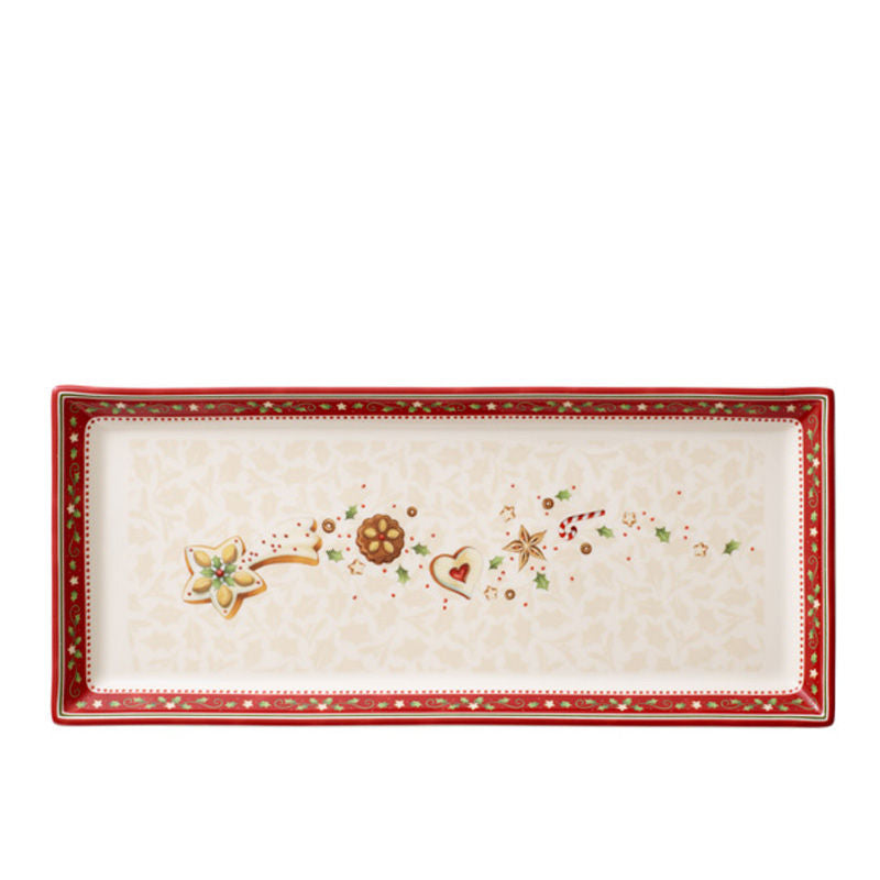 Villeroy & Boch Winter Bakery Delight Cakeschaal 39 X 17 Cm – Schaal Van Villeroy-Boch In Zwart Premium Porselein