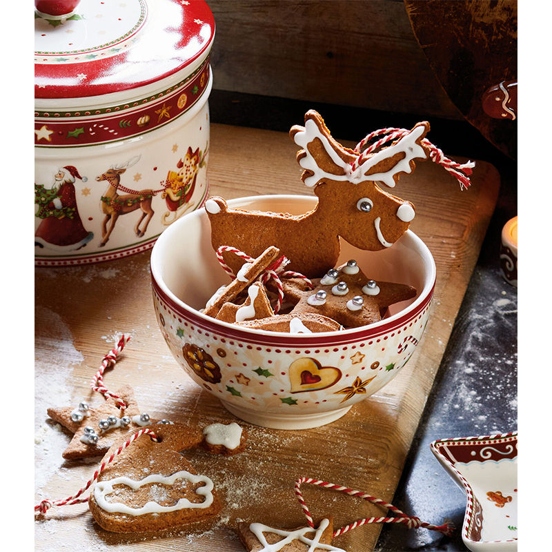 Villeroy & Boch Winter Bakery Delight Schaal Vallende Ster – Schaal Van Villeroy-Boch In Zwart Premium Porselein