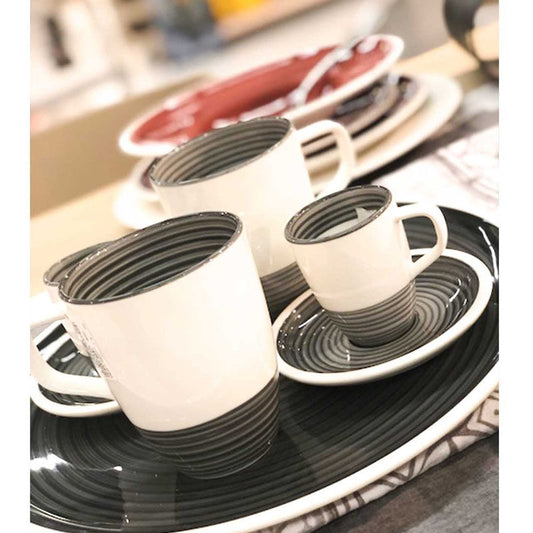 Villeroy & Boch Manufacture Gris Koffieschotel Porselein 16 Cm – Schotel Van Villeroy-Boch In Wit Premium Porselein