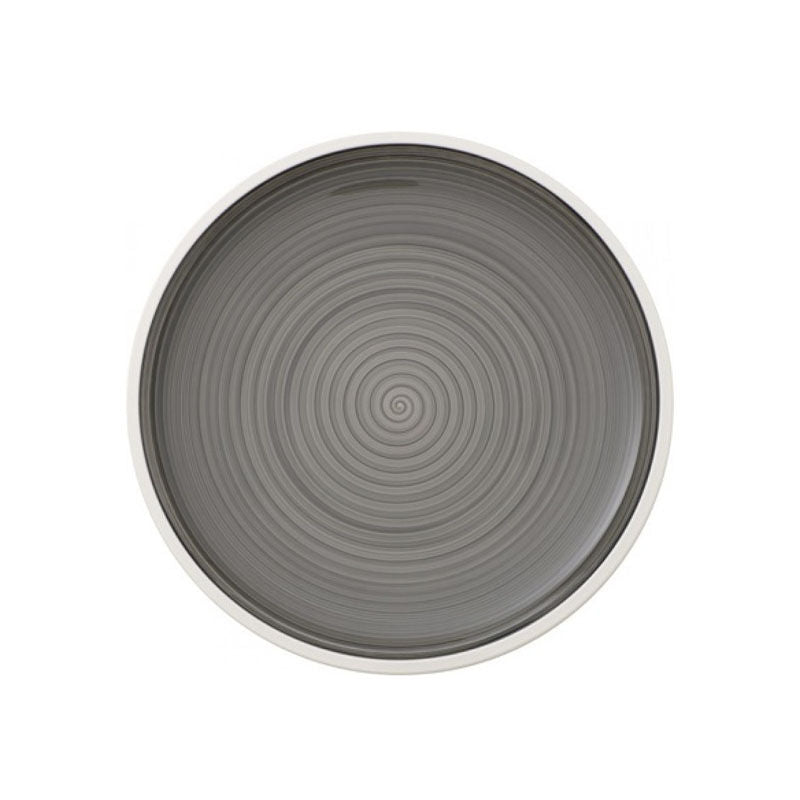 Villeroy & Boch Manufacture Gris Diep Bord Porselein 25 Cm – Bord Van Villeroy-Boch In Wit Premium Porselein