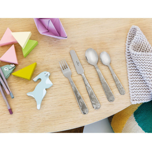 Villeroy & Boch Hungry as a Bear Kinderbestek 4-Delig – Bestek van Villeroy & Boch in RVS 30-RVS 18 / 10