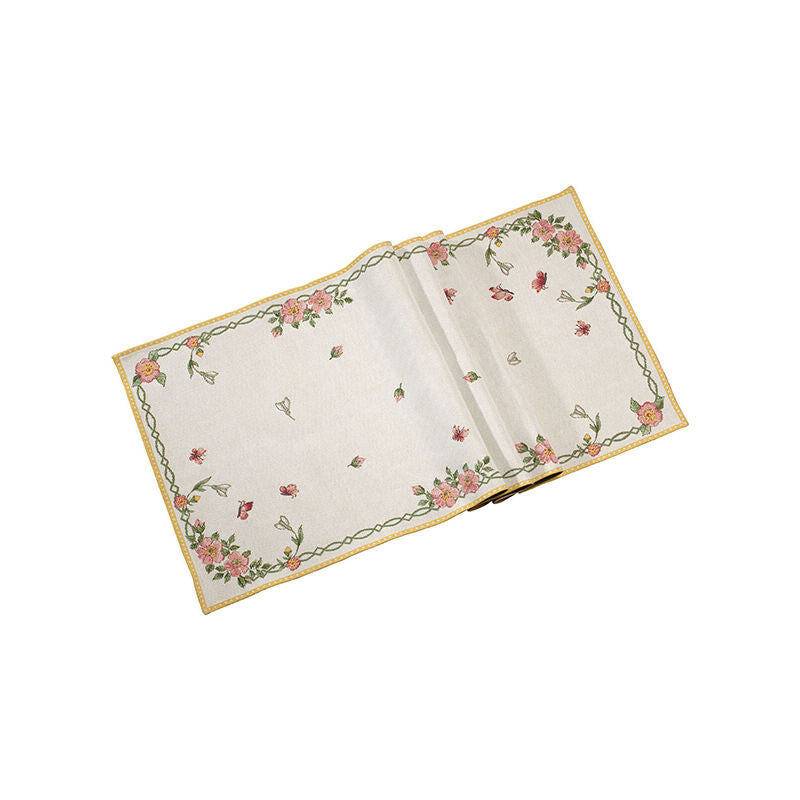 Villeroy & Boch Spring Fantasy Tafelloper New Flowers – Paas Tafelloper Van Villeroy-Boch In Zilver Katoen, Polyester