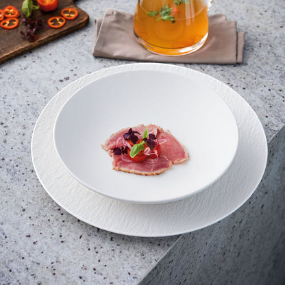 Villeroy & Boch Manufacture Rock Blanc Schaal Plat 24 cm