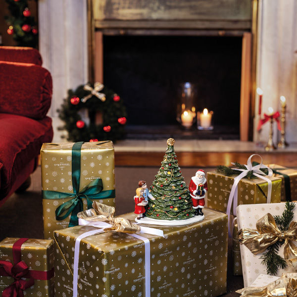 Villeroy & Boch Christmas Toy's Kerstman Op Boom