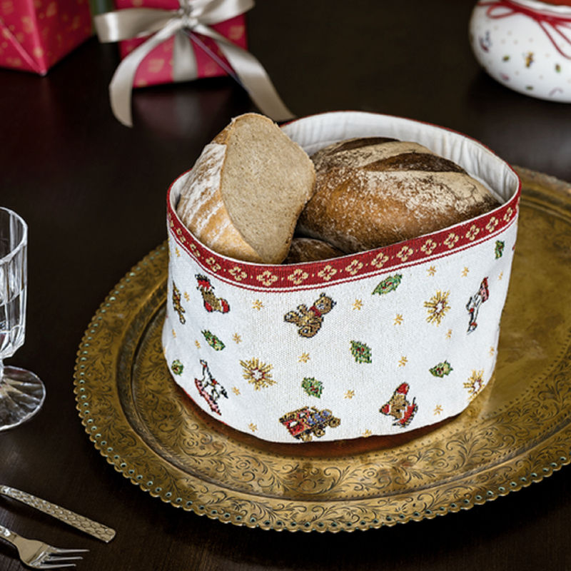 Villeroy & Boch Toy'S Delight Broodmand – Kerstdecoratie Van Villeroy-Boch In Zilver Katoen, Polyester