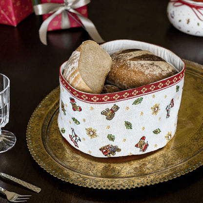 Villeroy & Boch Toy'S Delight Broodmand – Kerstdecoratie Van Villeroy-Boch In Zilver Katoen, Polyester