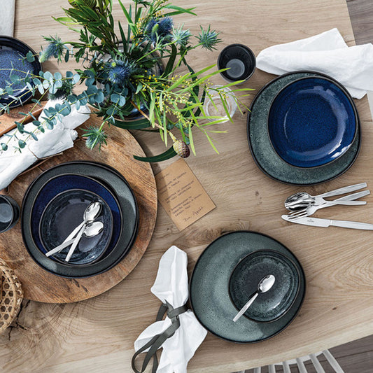 Villeroy & Boch Lave Bleu Schaal Plat Aardewerk 22 cm