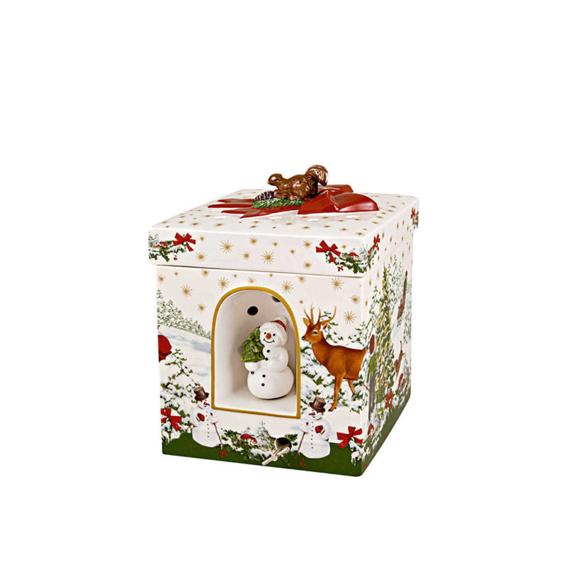 Villeroy & Boch Christmas Toy'S Geschenkdoos Kerstboom – Kerstdecoratie Van Villeroy-Boch In Wit Porselein