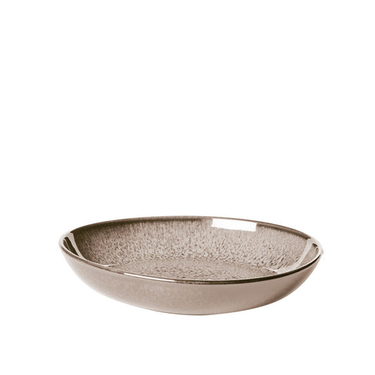 Villeroy & Boch Lave Beige Schaal Plat Aardewerk 22 Cm – Schaal Van Villeroy-Boch In Wit Aardewerk