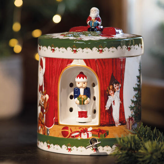 Villeroy & Boch Christmas Toy's Cadeau Box Rond Santa Cadeau's