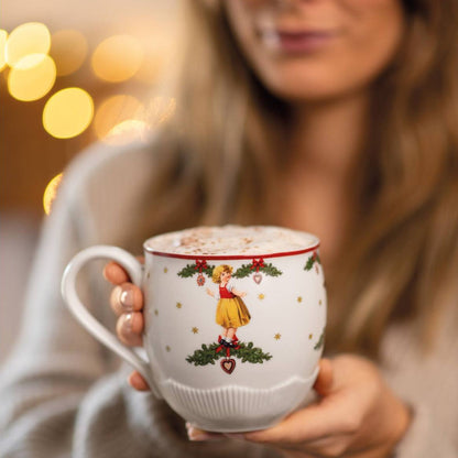 Villeroy & Boch Toy'S Fantasy Jumbo Mok Kids Dancing – Beker Van Villeroy-Boch In Zwart Premium Porselein