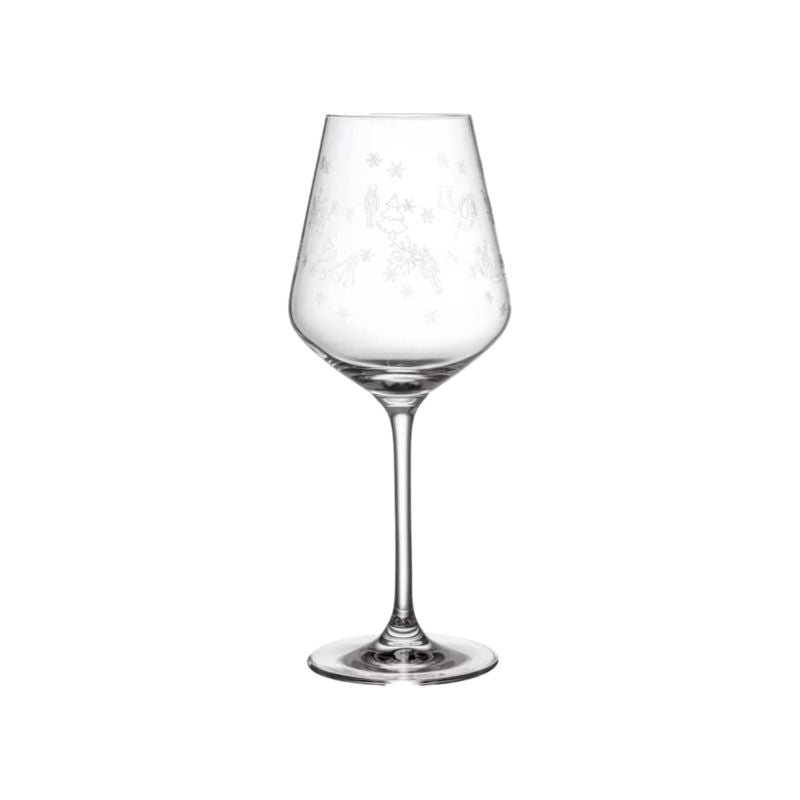 Villeroy & Boch Toy'S Delight Rood Wijnglas 47 Cl 2 Stuks – Kerst Glas Van Villeroy-Boch In Zilver/Rvs Kristal Glas