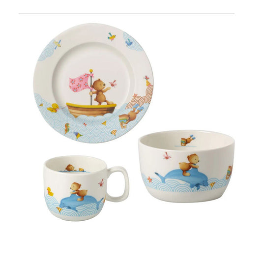 Villeroy & Boch Happy As A Bear Kinderserviesset Premium Porselein 3-Delig