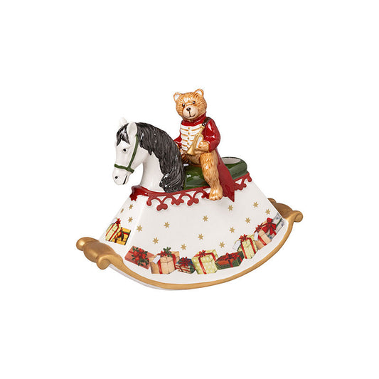 Villeroy & Boch Christmas Toy'S Schommelpaard – Kerstdecoratie Van Villeroy-Boch In Wit Porselein