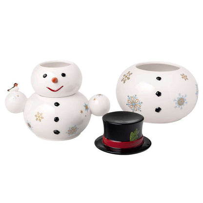 Villeroy & Boch Christmas Toy's Memory Sneeuwman Voorraadpot 20,5 X 18 X 31 cm